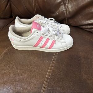 Adidas Originals Superstar‎ GZ4742 Men’s 9 Women’s 11 Shoes White / Bliss Pink